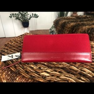 Calvin Klein, red, wallet